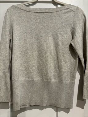 Ann Taylor Gray Crewneck Sweater